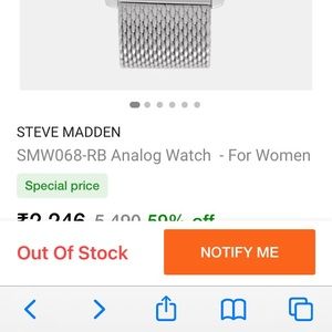 Steve Madden women’s designer watch , originally sold for over 5k